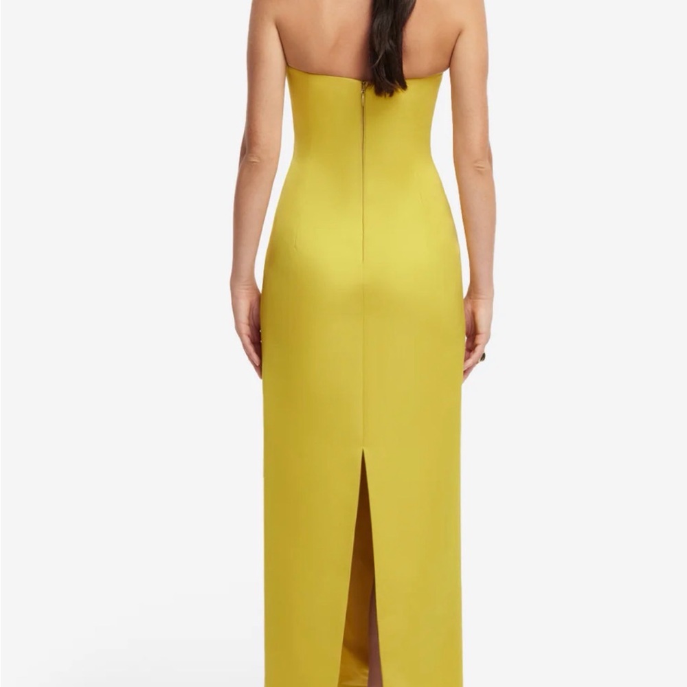Leo Lin Appliqué Floral Bustier Maxi Dress - Picture 3 of 11